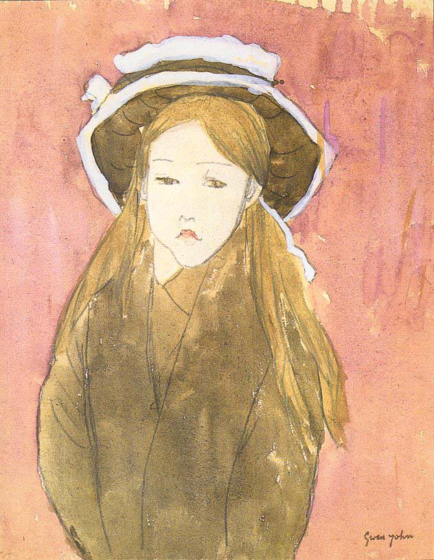 Girl With Large Hat